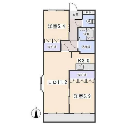 グランドパレス（205） 間取り図画像