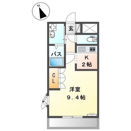 エンプレスＫ（206） 間取り図画像