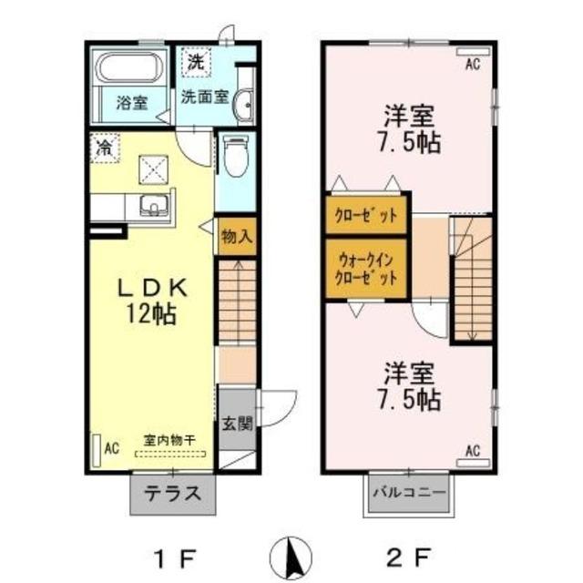 エトワール・クレール　エトワール（101） 間取り図画像
