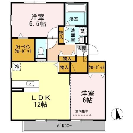 ルジュールドゥラン（202） 間取り図画像