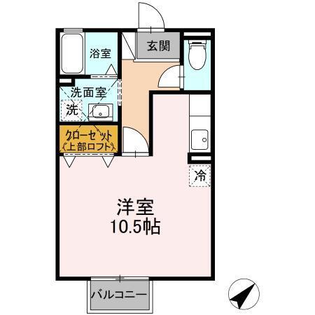 クレールＮ（2D） 間取り図画像