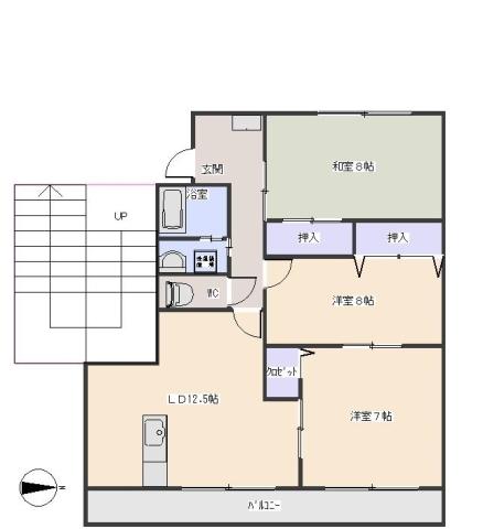 グランドコーポ甲子園（201） 間取り図画像