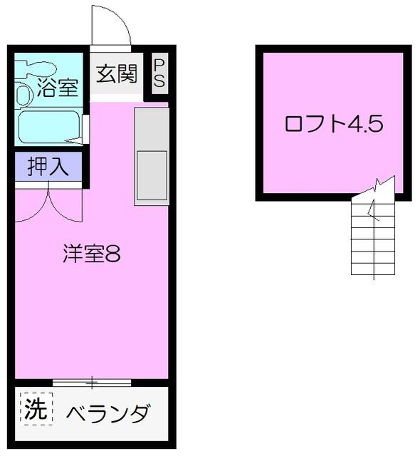 メゾンクレール（206） 間取り図画像