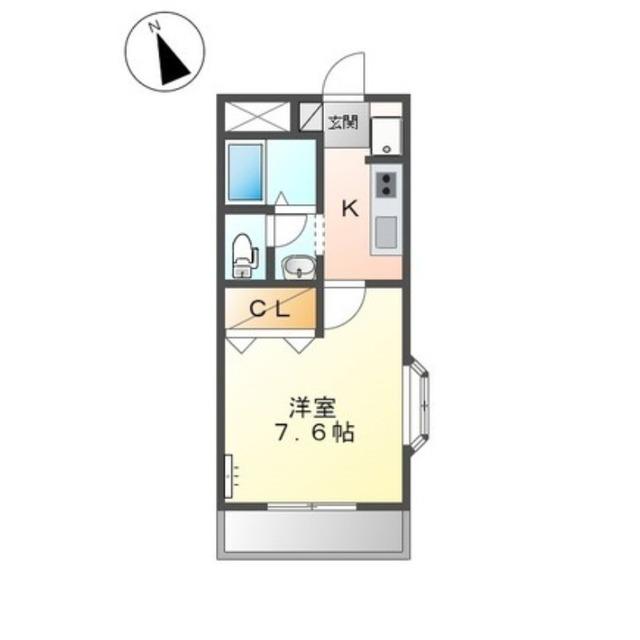 フレンドリーハイツ（201） 間取り図画像