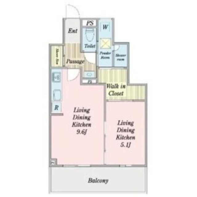 エスリーア　アオ（Ｄ） 間取り図画像