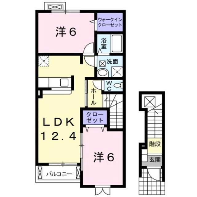 イリスＡ（202） 間取り図画像