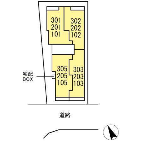 アリヴィオ（101） 駐車場