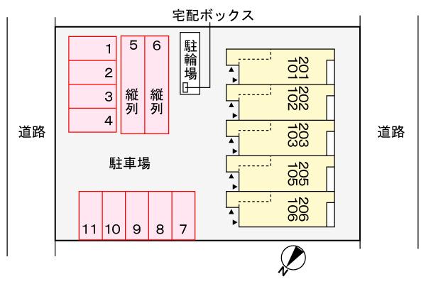 アネックス・タカノ（103） 駐車場
