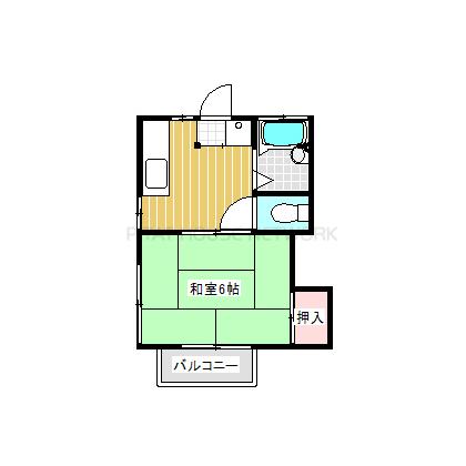 2階の角部屋