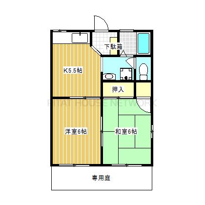 角部屋２DK♪