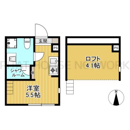 ロフト付ワンルーム◆