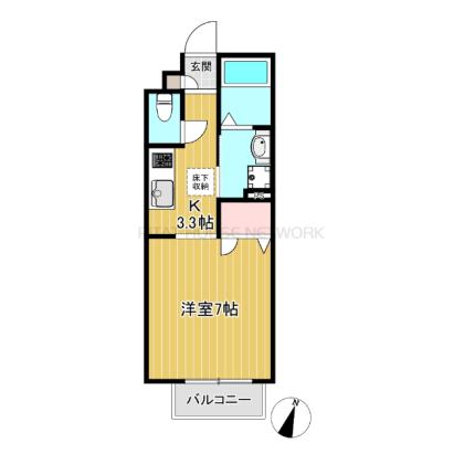 洋室7帖+K3.3帖