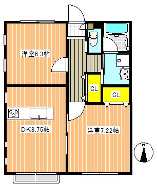 南向きで日当たり良好