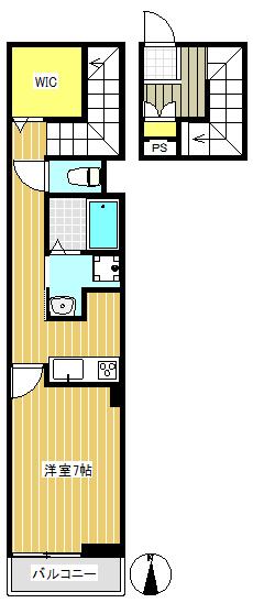 アムールYutaka 間取り図画像