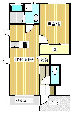 練馬区南大泉アパート 間取り図画像