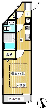 練馬区南大泉マンション 間取り図画像