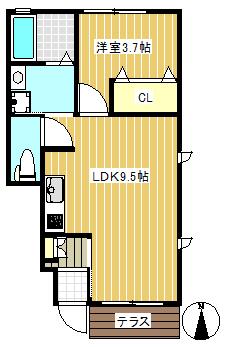 1LDKです★