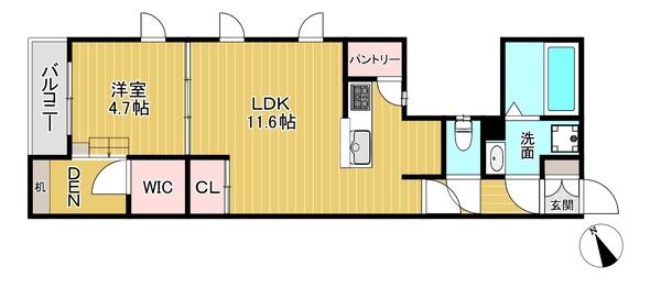 1LDK+DEN★