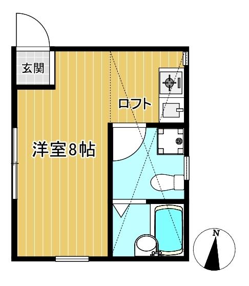 ロフト付きワンルーム