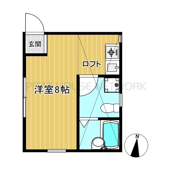 ロフト付きワンルーム