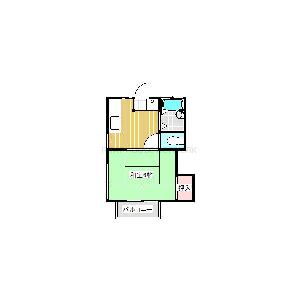 2階の角部屋