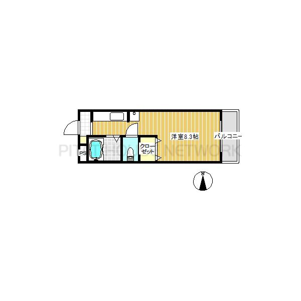 お部屋広々です