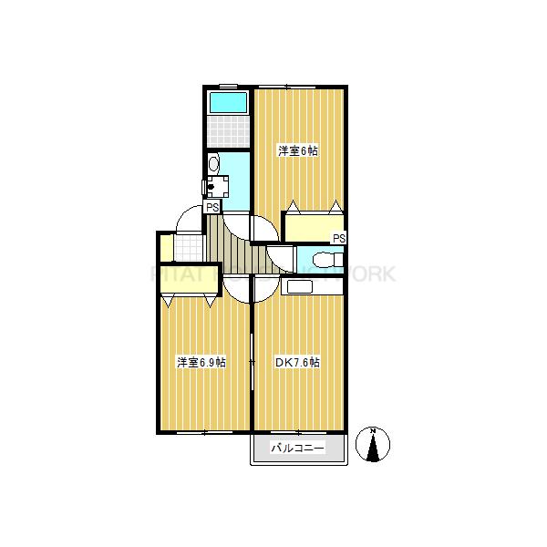 2DK☆反転タイプ