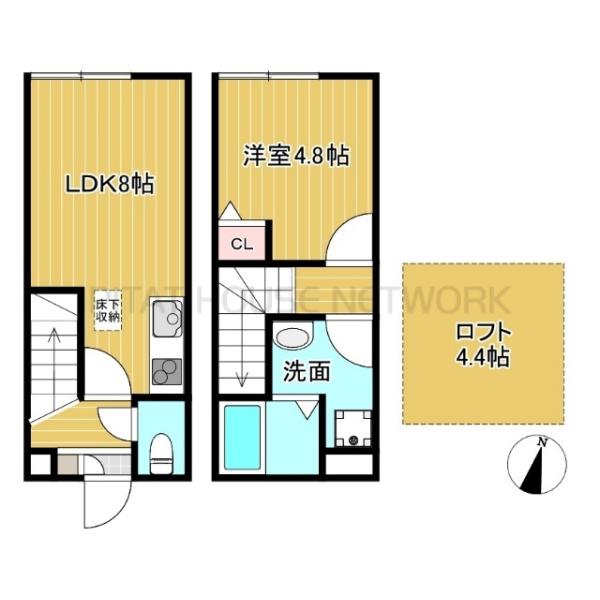 1LDK★メゾネット