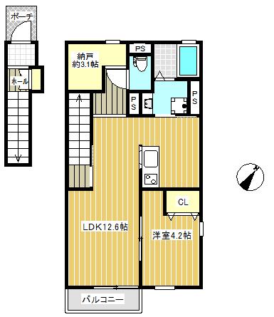 DuraCasa下保谷 間取り図画像