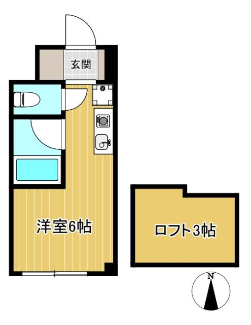 ロフト付ワンルーム♪