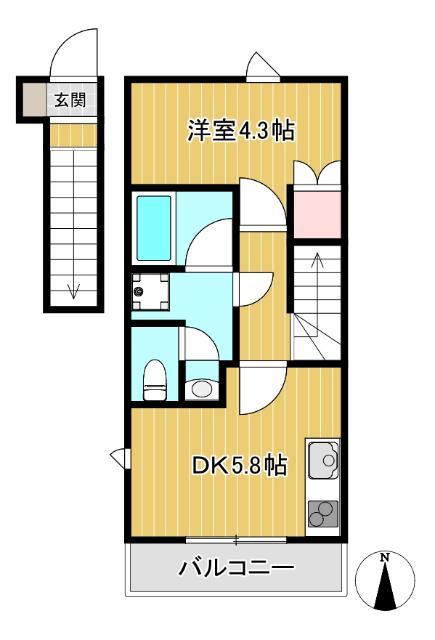 メゾン ボヌール 間取り図画像