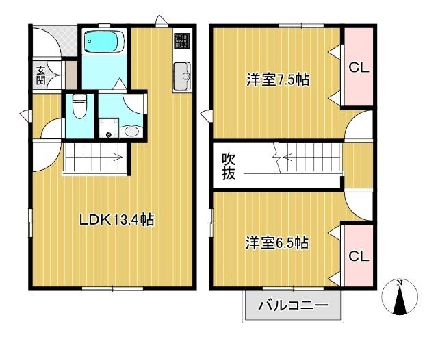 2LDK★メゾネット
