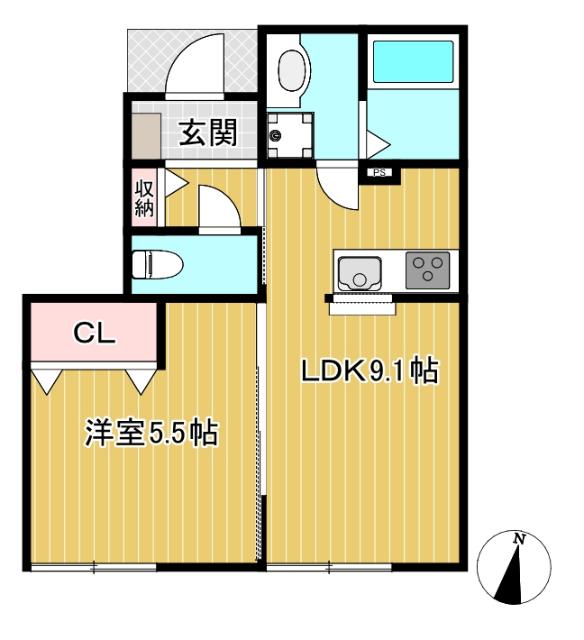 1LDKです★