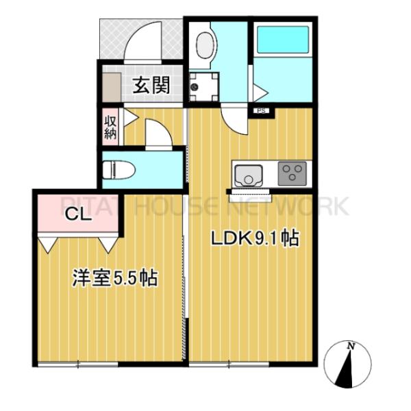 1LDKです★