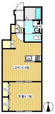 1LDKです★