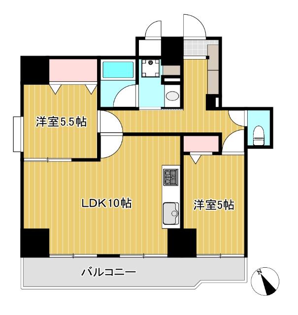 N・S FIVE東久留米 間取り図画像