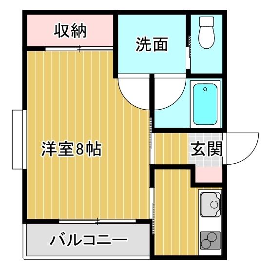 8帖の洋室★
