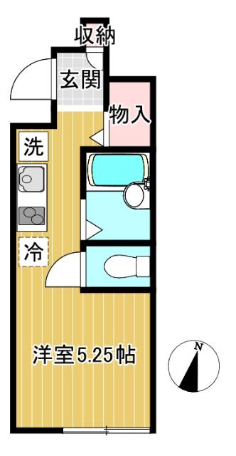 ワンルームです