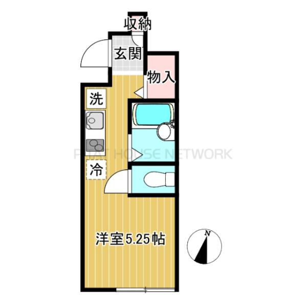 ワンルームです