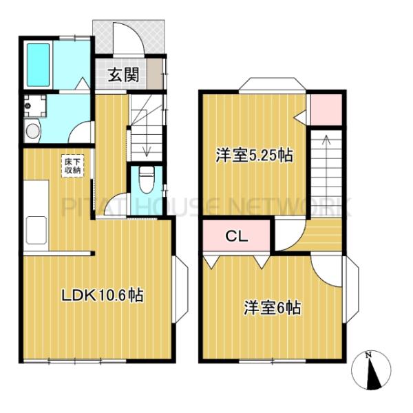 2LDK★テラスハウス