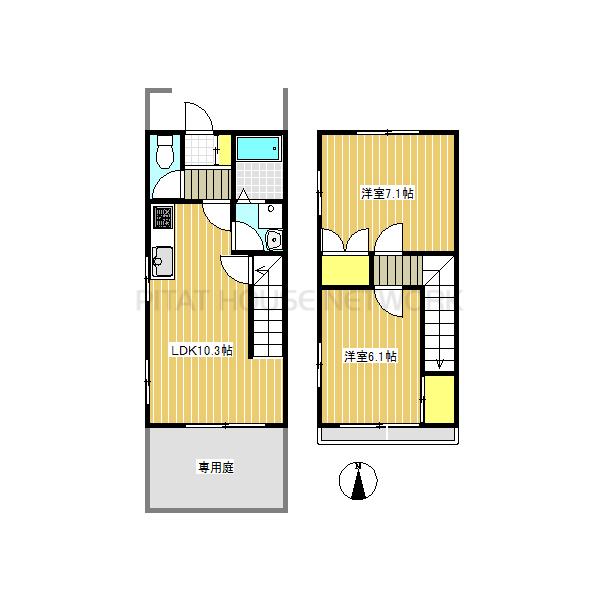 2LDK☆テラスハウス