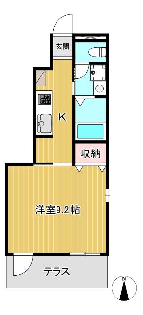 広めの1Kです♪