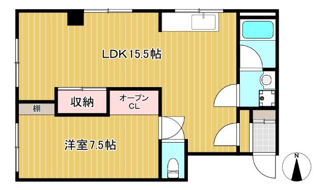 1LDKです★