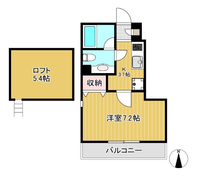 ロフト付ワンルーム★