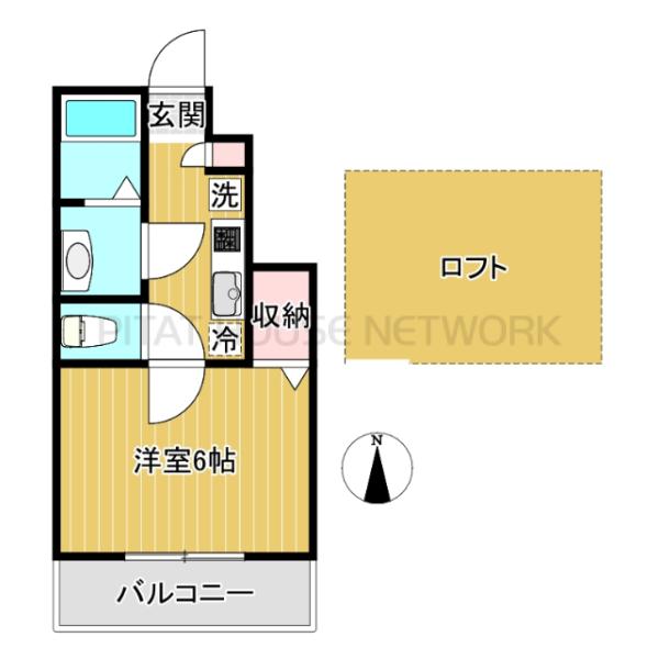 ワンルーム+ロフト