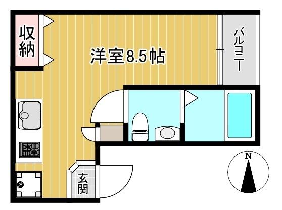 ワンルームです♪