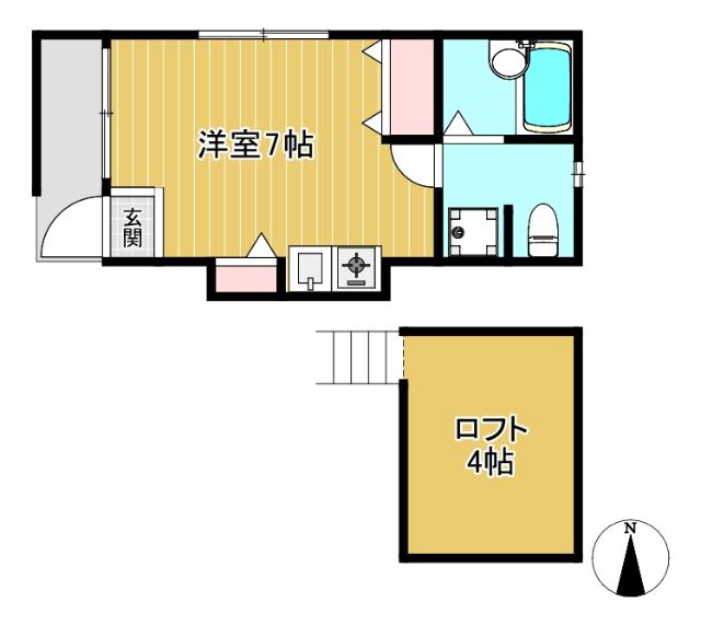 ロフト付ワンルーム★