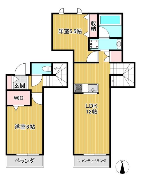2LDK★メゾネット