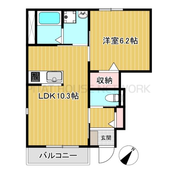 1LDKです★