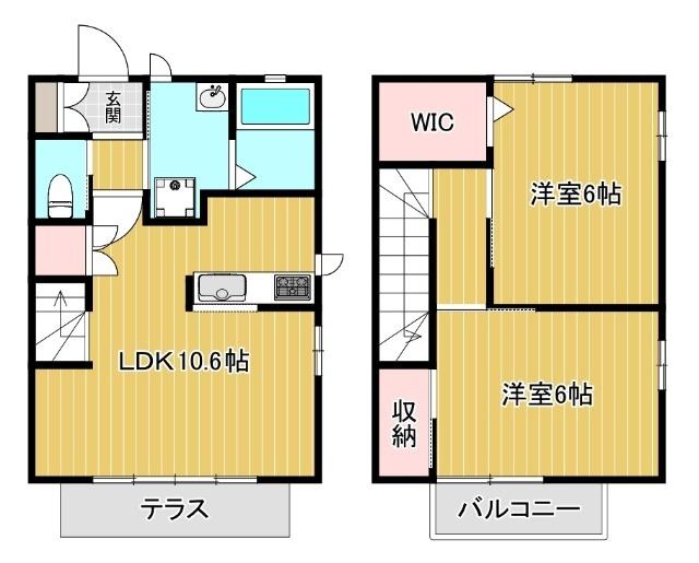 2LDK★メゾネット